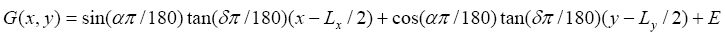 equation for plane